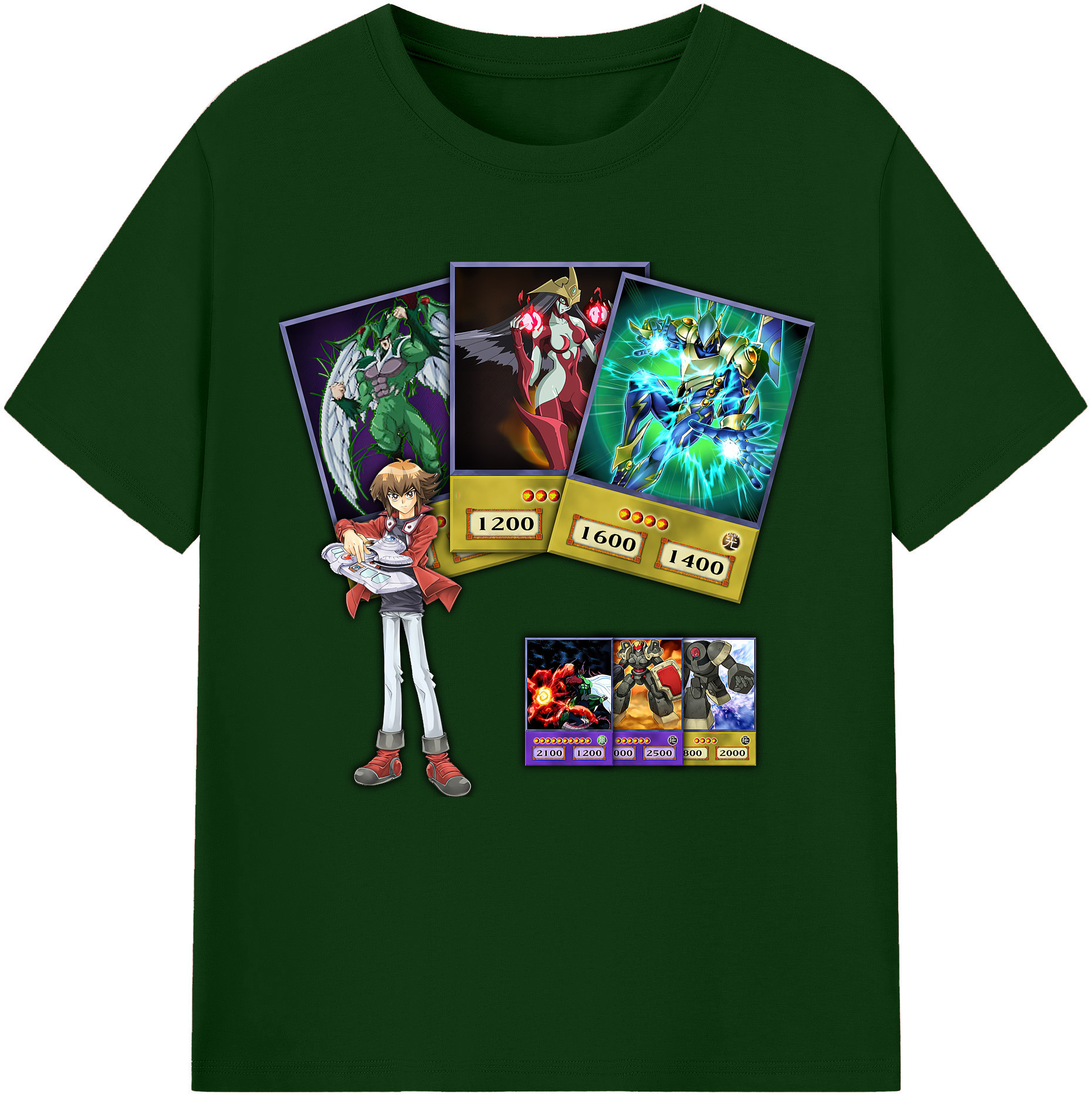 （画像用） 遊☆戯☆王 Yu-Gi-Oh! 綿100％半袖Tシャツ（フロントプリント）
